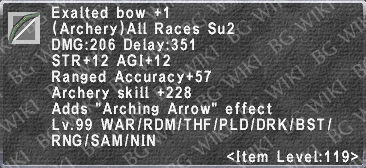 Exalted Bow +1 description.png