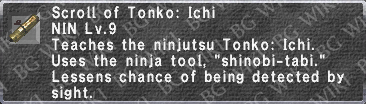 Tonko: Ichi (Scroll) description.png