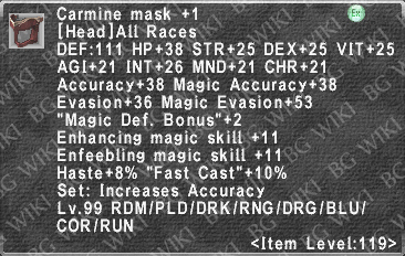 Carmine Mask +1 description.png