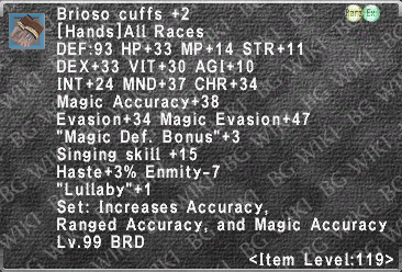 Brioso Cuffs +2 description.png