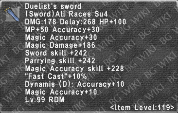 Duelist's Sword description.png