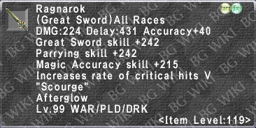 Ragnarok (Level 119 II) description.png