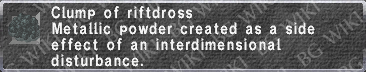 Riftdross description.png